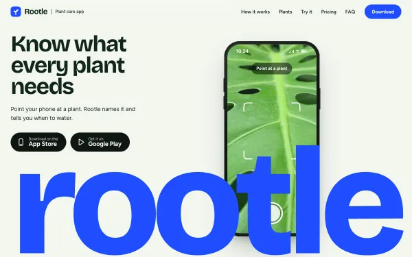 Mobile App Template: Rootle preview