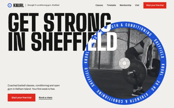Gym Template: Knurl preview