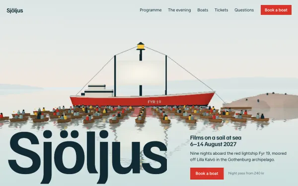Sjöljus Lightship Film Festival preview