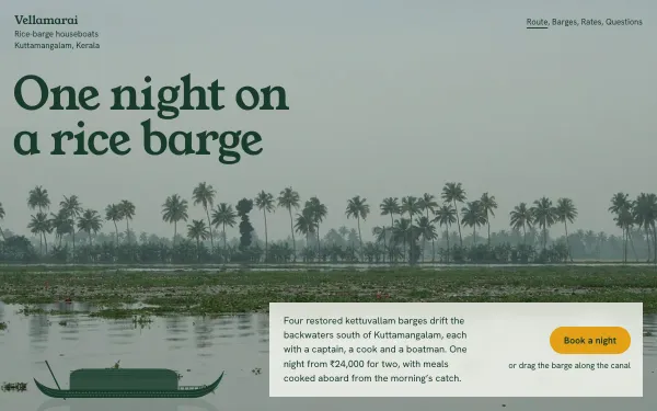 Vellamarai — Backwater Houseboats preview
