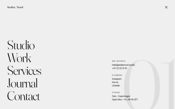 Fullscreen Menu with Staggered Links preview