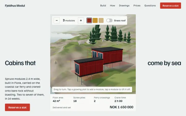 Fjeldhus — Modular Cabins preview
