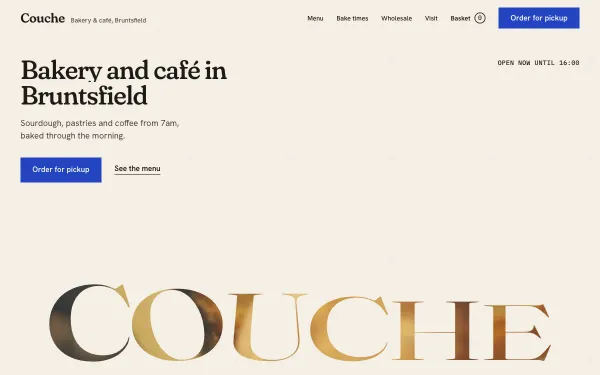 Bakery Café Template: Couche preview