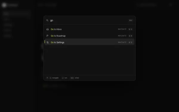 Command Palette Spring preview