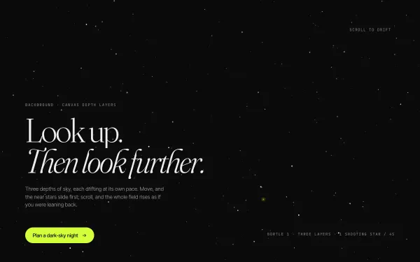 Starfield Depth Parallax preview