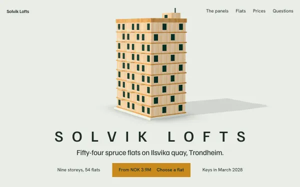 Solvik Lofts — Timber Tower Residences preview