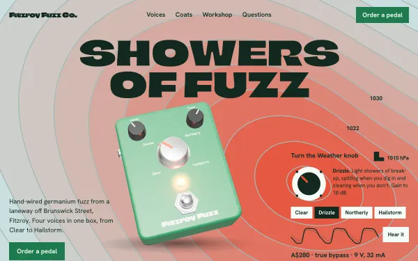 Fitzroy Fuzz — Guitar Pedals preview